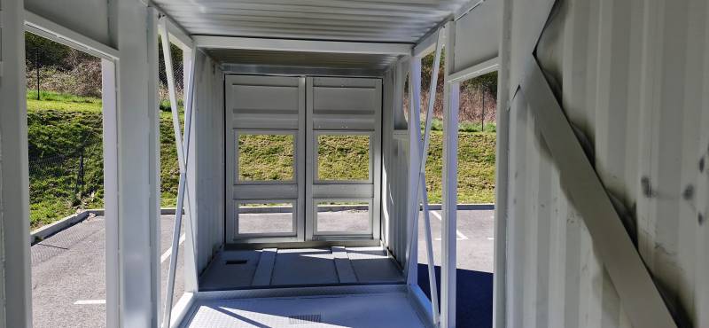 Système C5H sur conteneur à destination d'un milieu corrosif