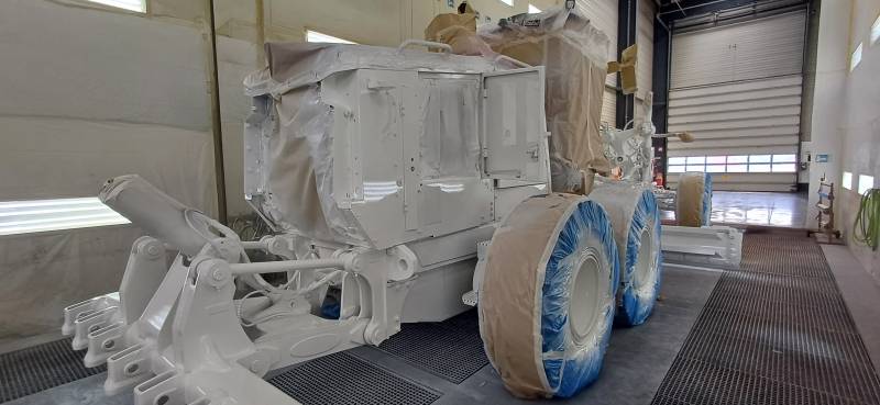 Application système anti-corrosion sur engin TP à Lyon