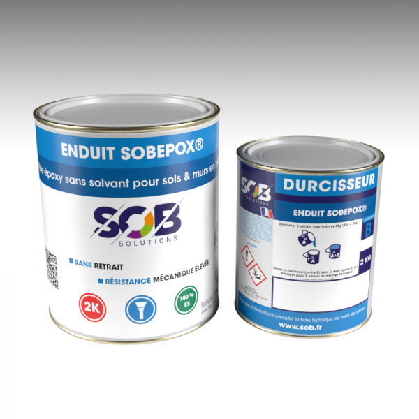 ENDUIT REBOUCHAGE SURFACAGE SOL SOBEPOX