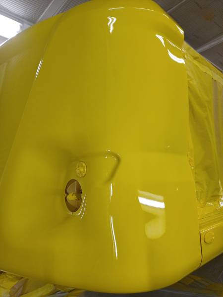 Application peinture industrielle cromadex sur machine TP