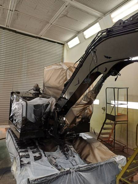 Peinture de finition CROMADEX PU600 chez un de nos client en TP à LYON